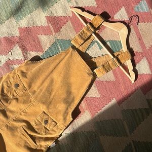 Free People Corduroy Overalls size 26